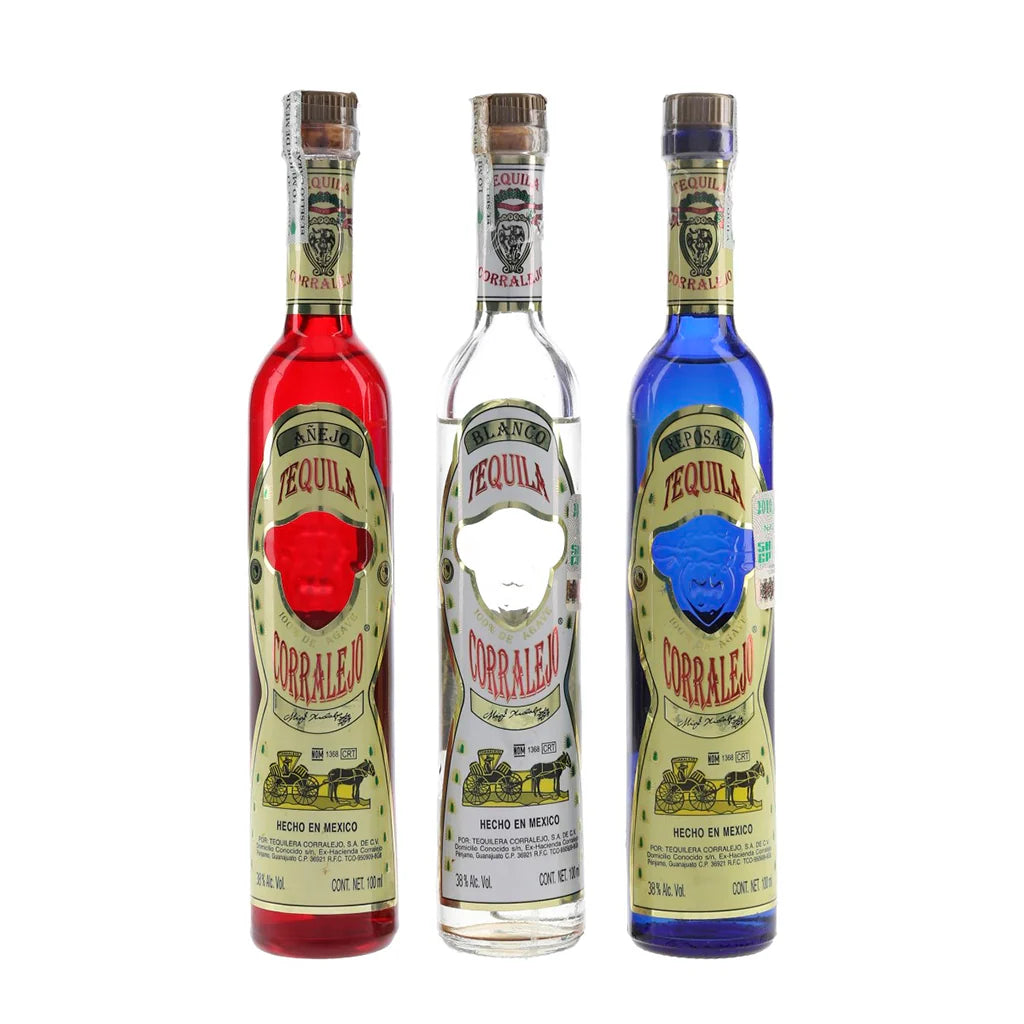 Corralejo Tequila Minature Set (Blanco, Reposado, Anejo) (3 x 100ml)