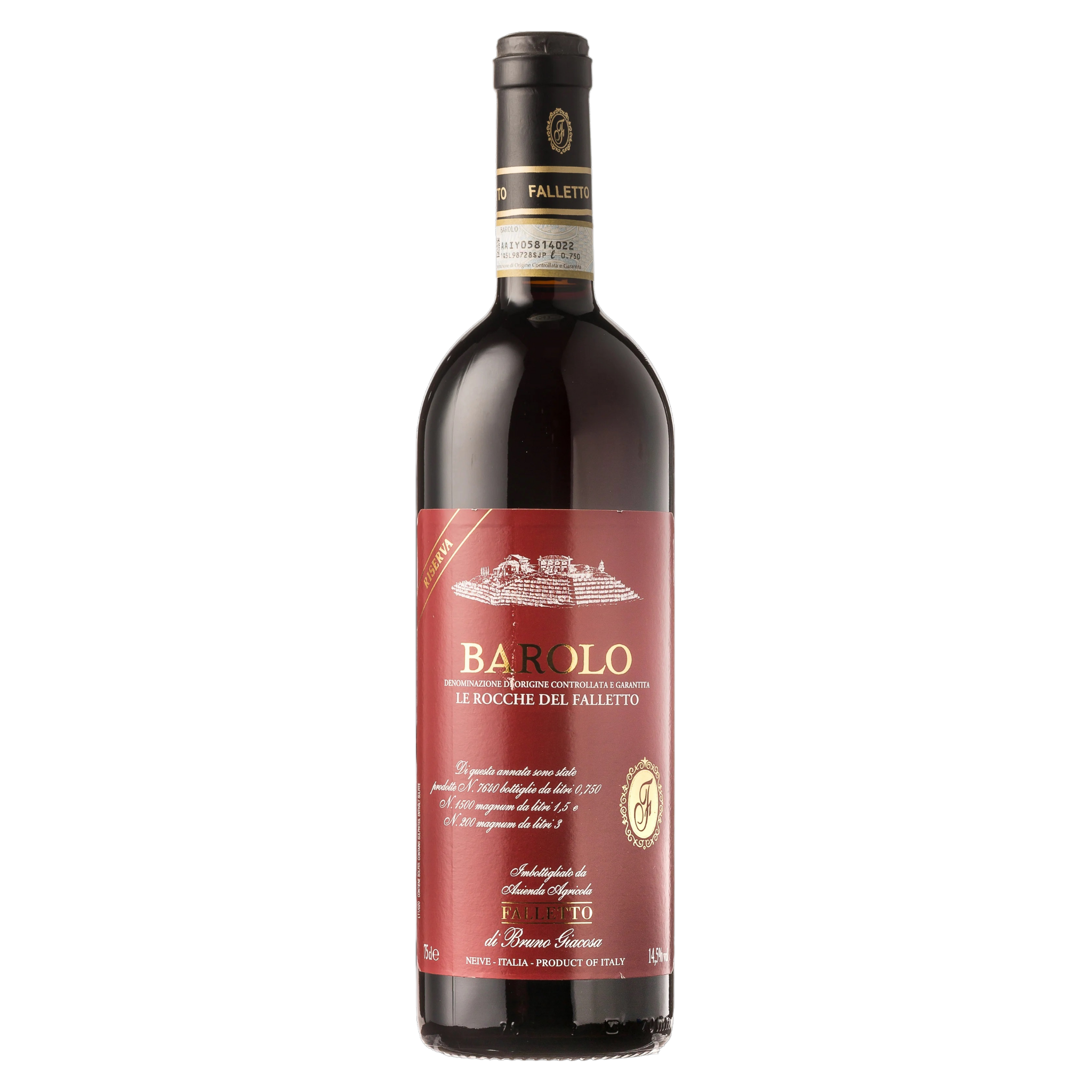 Bruno Giacosa Barolo Riserva Le Rocche Falletto 2016 - Summergate