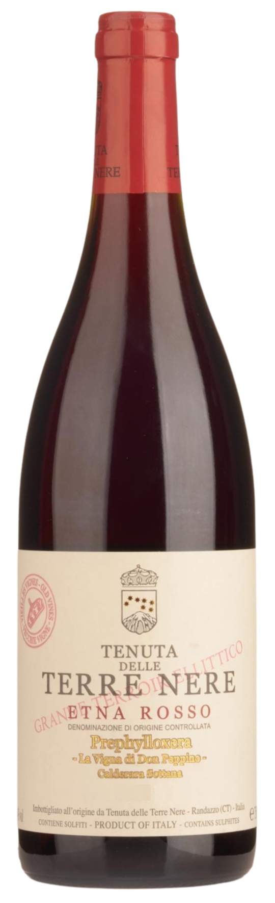 Tenuta delle Terre Nere Calderara Sottana Prephylloxera Etna Rosso "La Vigna di Don Peppino" 2020 - Summergate