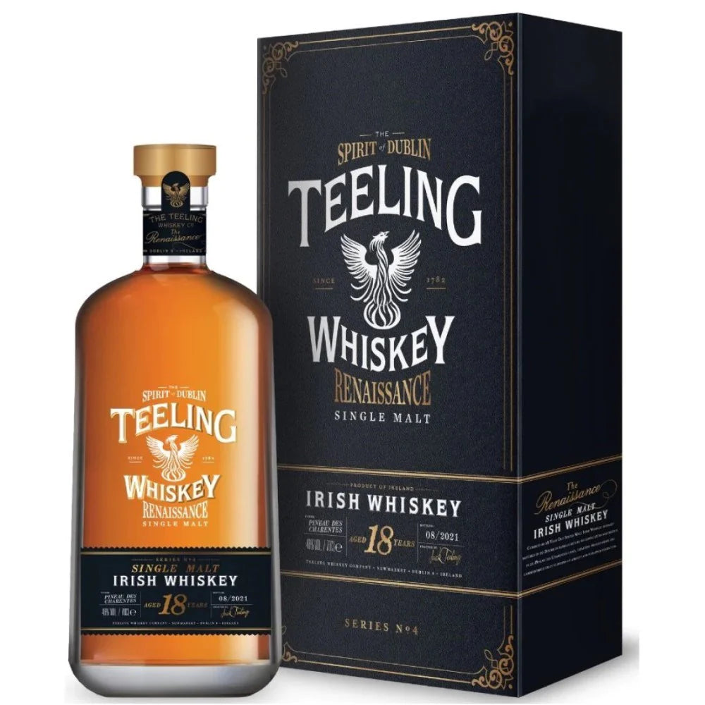 Teeling Renaissance Series No.4 18 Year Old Single Malt Irish Whiskey [Pineau des Charentes Cask Finish] (700ml)