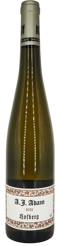 A.J. Adam Hofberg Riesling GG 2022