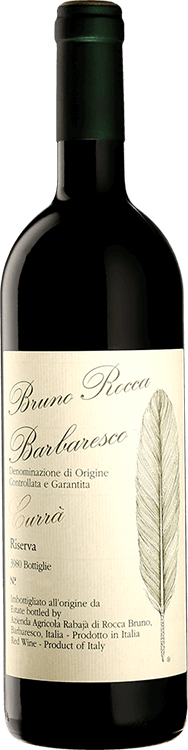 Bruno Rocca Barbaresco Riserva Currà 2012