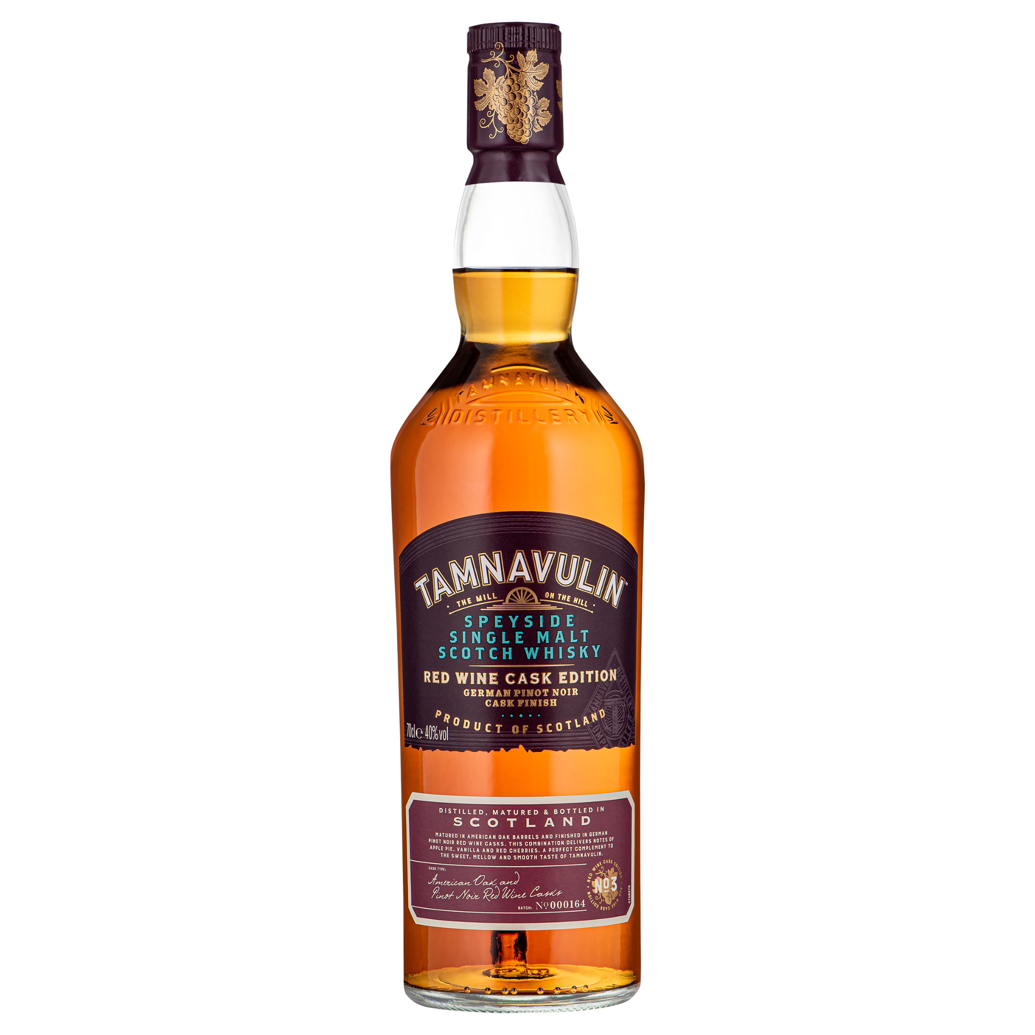 Tamnavulin German Pinot Noir Cask Edition Speyside Single Malt Scotch Whisky (700ml)