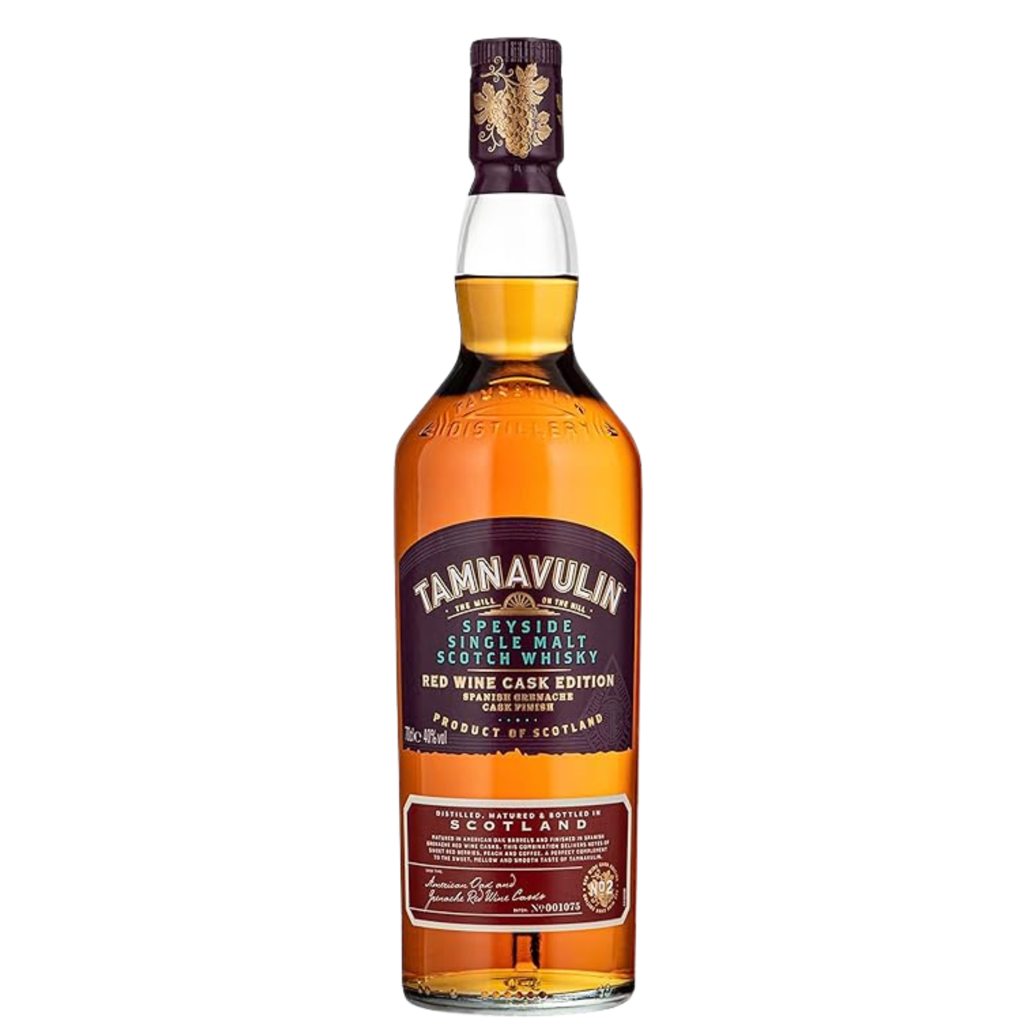 Tamnavulin Spanish Grenache Cask Edition Speyside Single Malt Scotch Whisky (700ml)